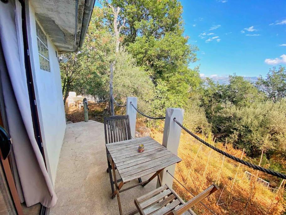 Bas De Villa Au Milieu Des Oliviers. Chateauneuf-Villevieille Bagian luar foto