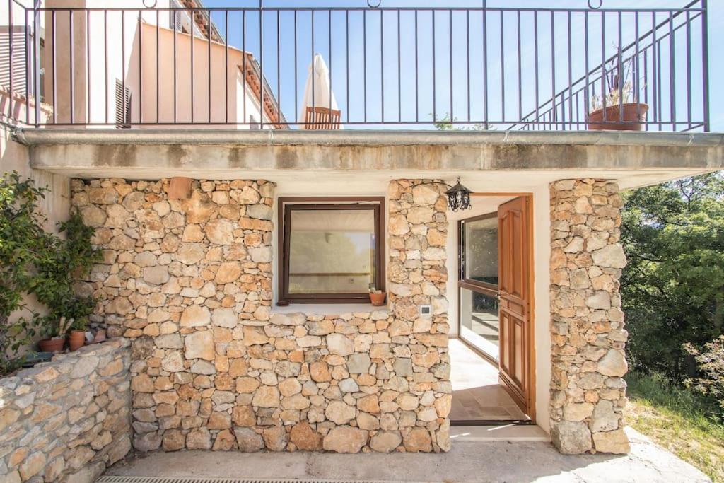 Bas De Villa Au Milieu Des Oliviers. Chateauneuf-Villevieille Bagian luar foto